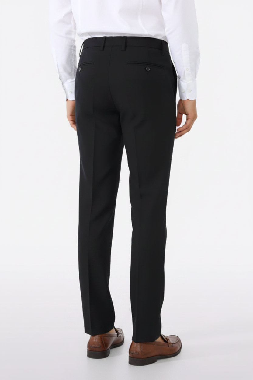 Black Regular Fit Dress Pant