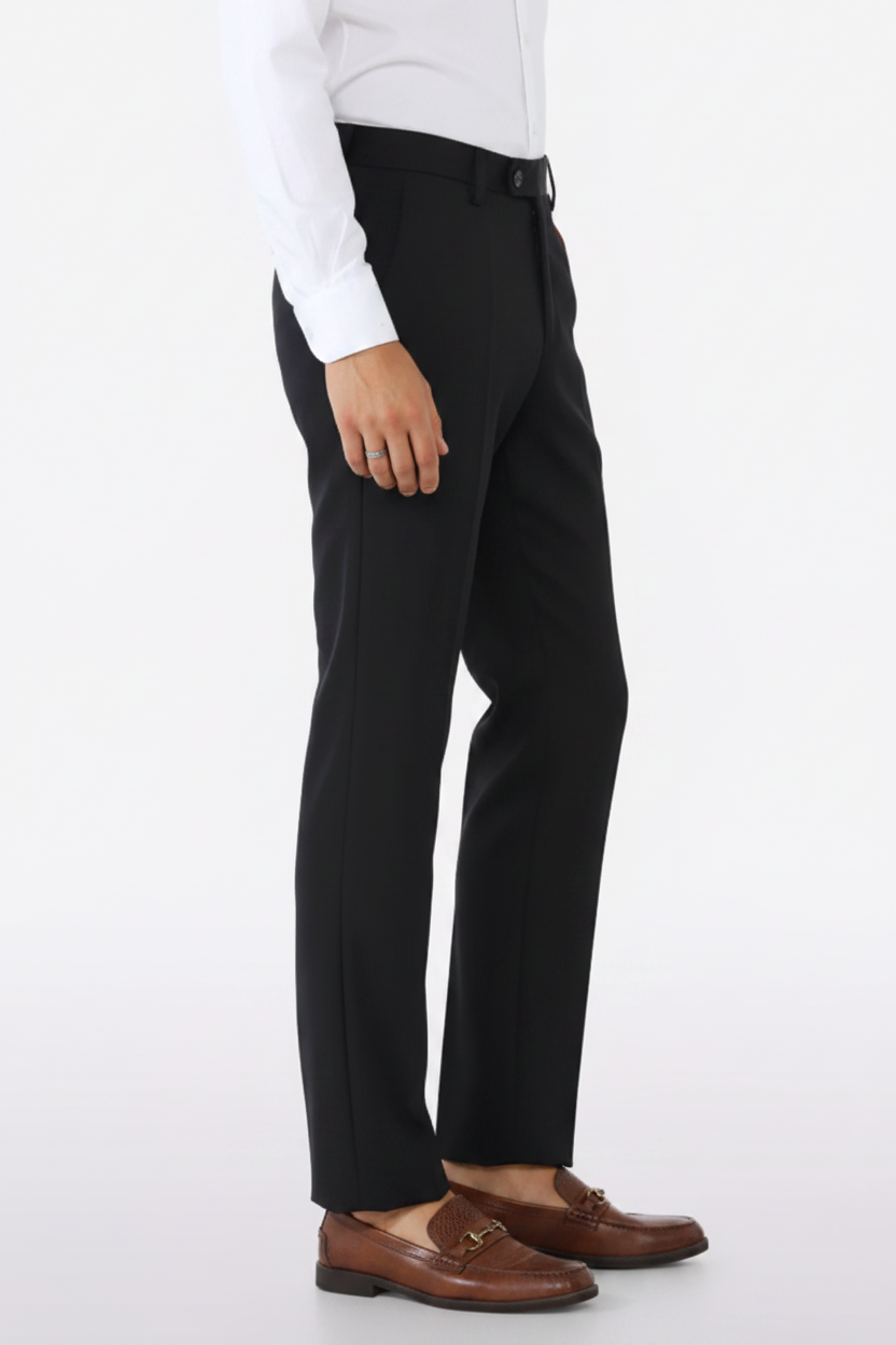 Black Regular Fit Dress Pant