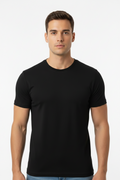Plain Black T-Shirt For Men