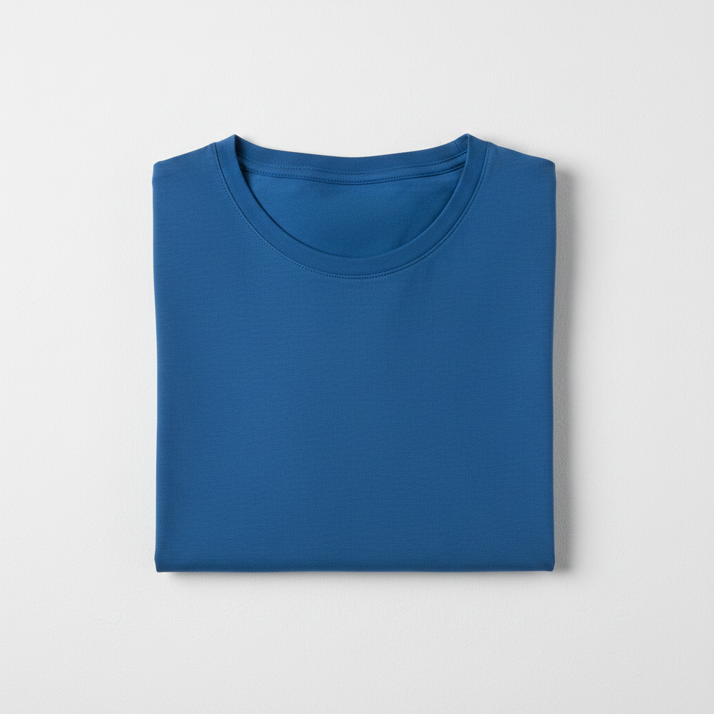Plain Blue T-Shirt For Men