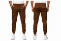 Brown Cargo Trousers For Men