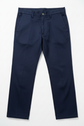 Dark Blue Cotton Trousers For Men