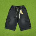 Dark Wash Denim Shorts For Men