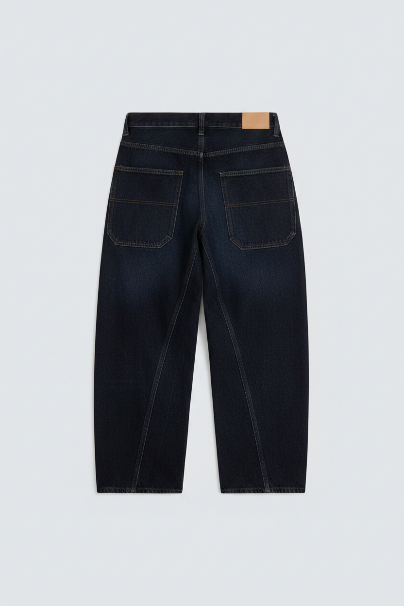 Midnight Navy Balloon Fit Jeans