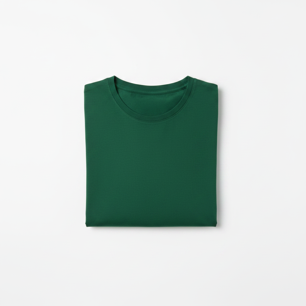 Plain Green T-Shirt For Men