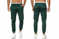 Green Cargo Trousers For Men