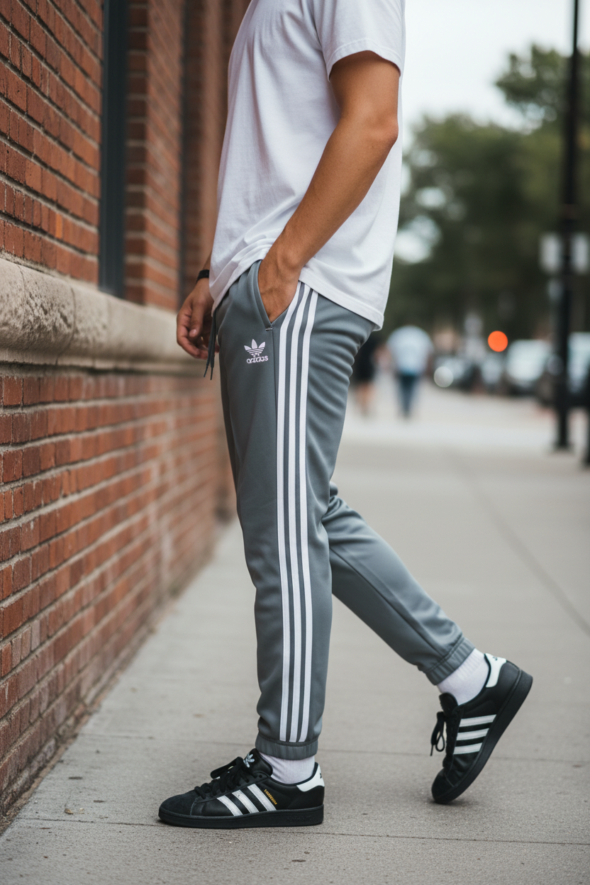 Gray China Trousers For Men