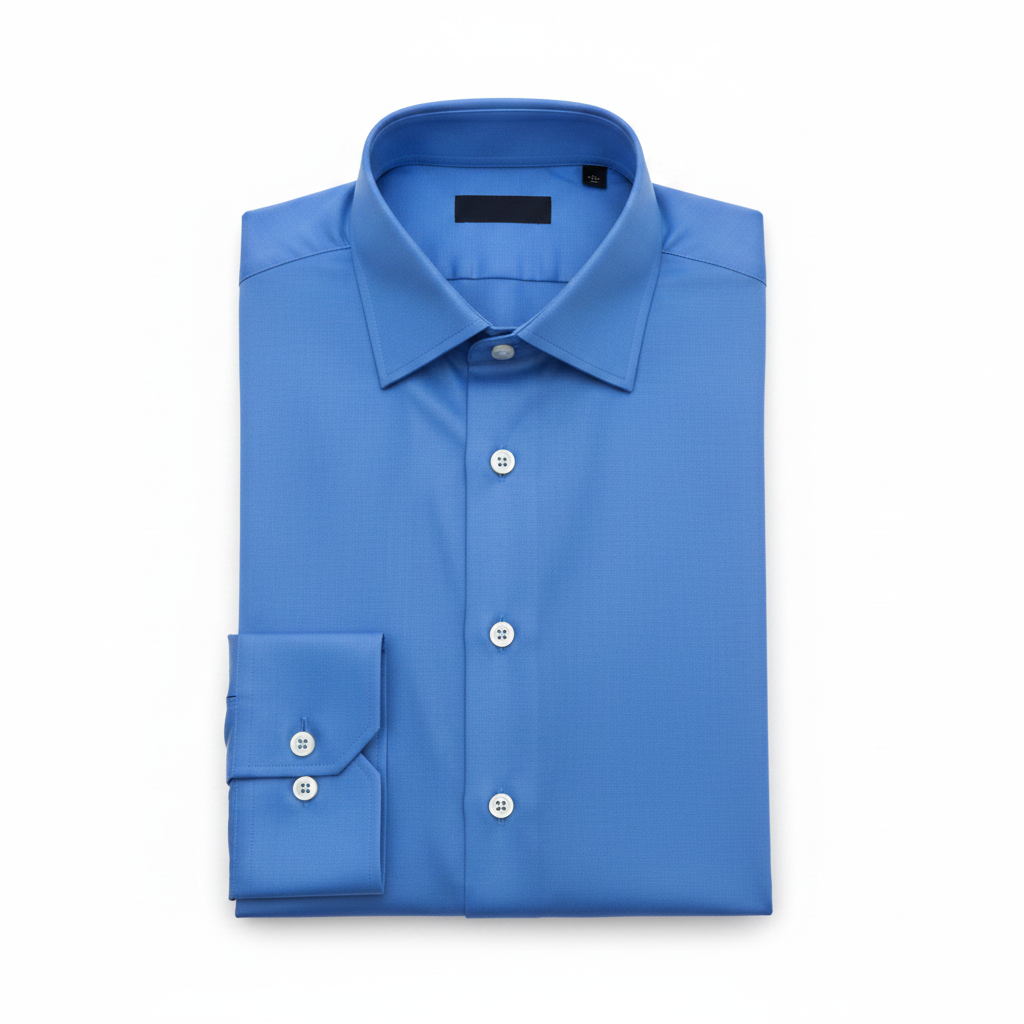 Plain Blue Dress Shirt