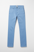 Sky Blue Cotton Trousers For Men