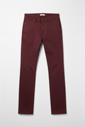 Maroon Cotton Trousers For Men