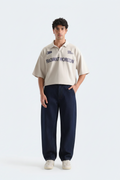 Midnight Navy Balloon Fit Jeans