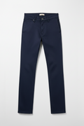 Navy Blue Cotton Trousers For Men