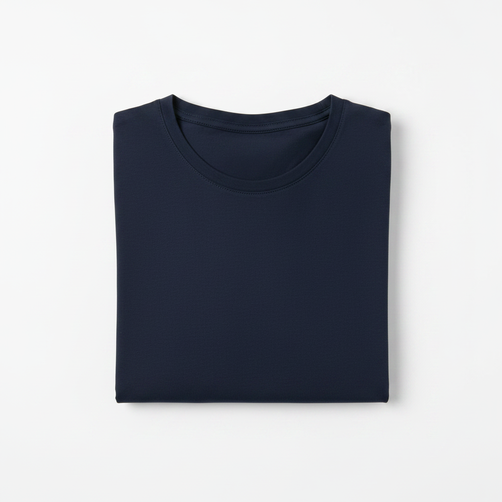 Plain Navy T-Shirt For Men