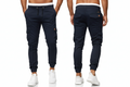 Navy Cargo Trousers For Men