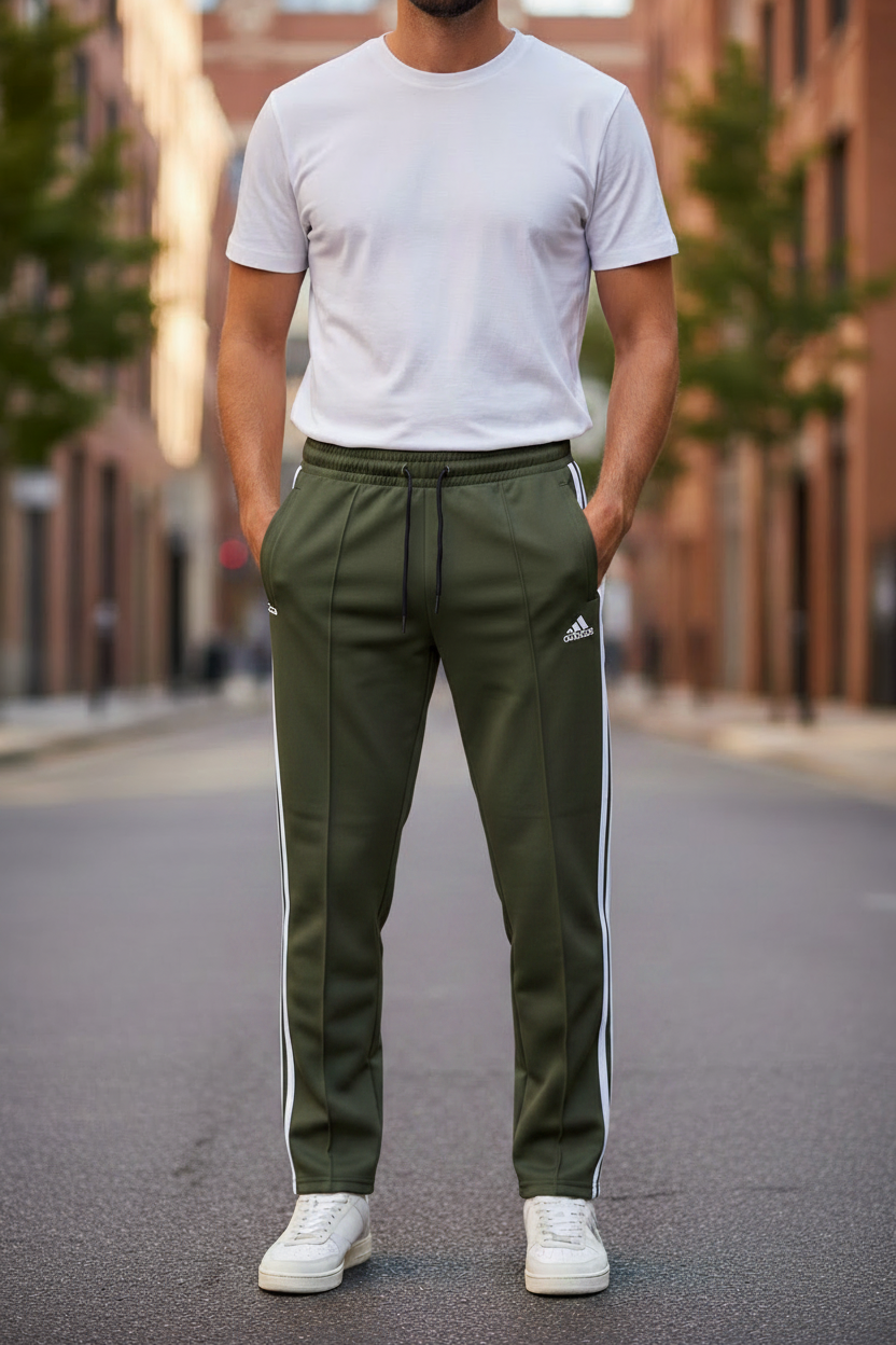 Green China Trousers For Men