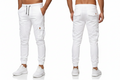 White Cargo Trousers For Men